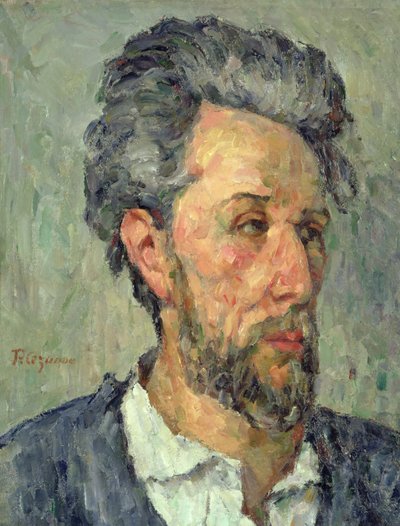 Porträt von Victor Chocquet, 1876-77 von Paul Cézanne